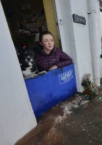 Die Floodgate Türsperre im Einsatz