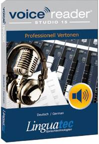 Voice Reader Studio 15 Sprachausgabe