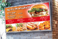 Digital Signage z.B. in Restaurants