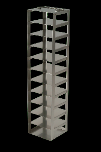Edelstahl-Truhengestell für 11 Boxen bis 136x136x53 mm